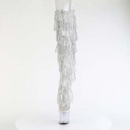 SPECTATOR-3019C-RSF Pleaser Clear Sexy Platform Shoes (Pole Dancing Heels)