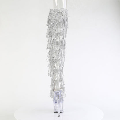 SPECTATOR-3019C-RSF Pleaser Clear Sexy Platform Shoes (Pole Dancing Heels)