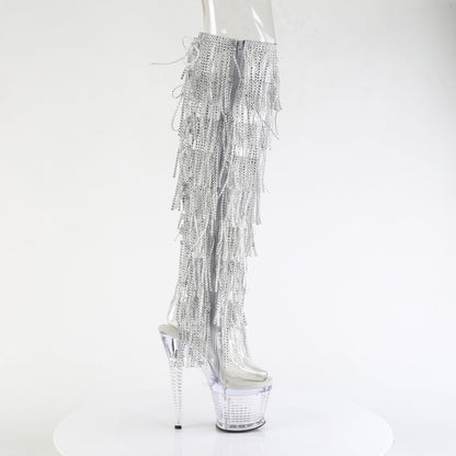SPECTATOR-3019C-RSF Pleaser Clear Sexy Platform Shoes (Pole Dancing Heels)