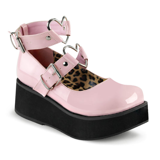 SPRITE-02 Alternative Footwear Demonia Women's Heels & Platform Shoes B. Pink Pat