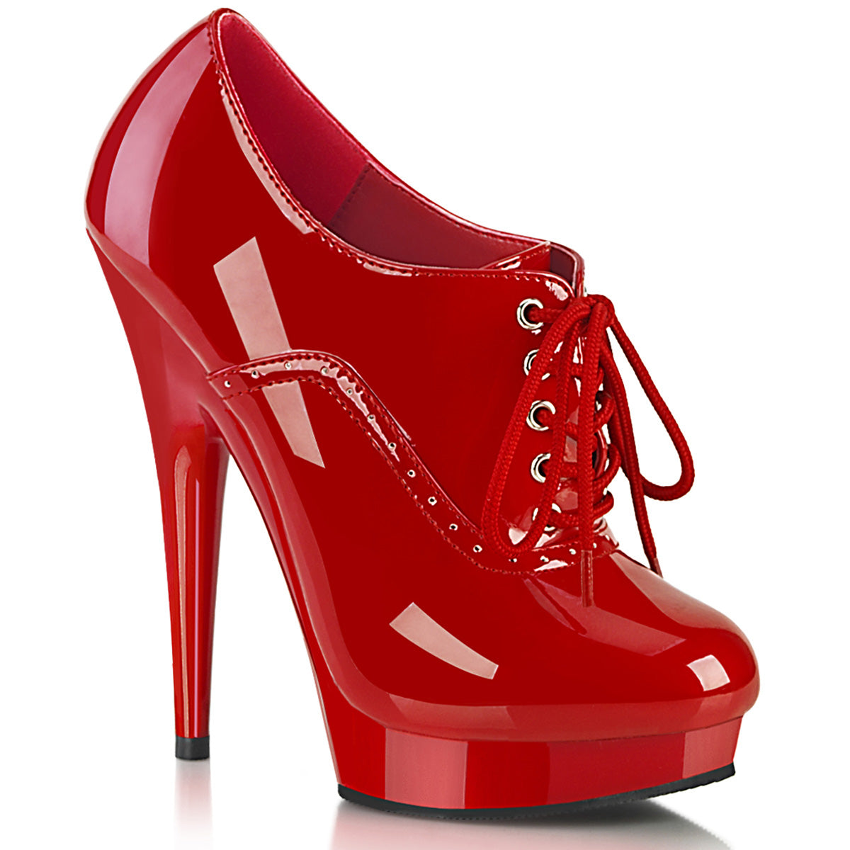 SULTRY-660 Exotic Dancing Fabulicious Shoes Red Pat/Red