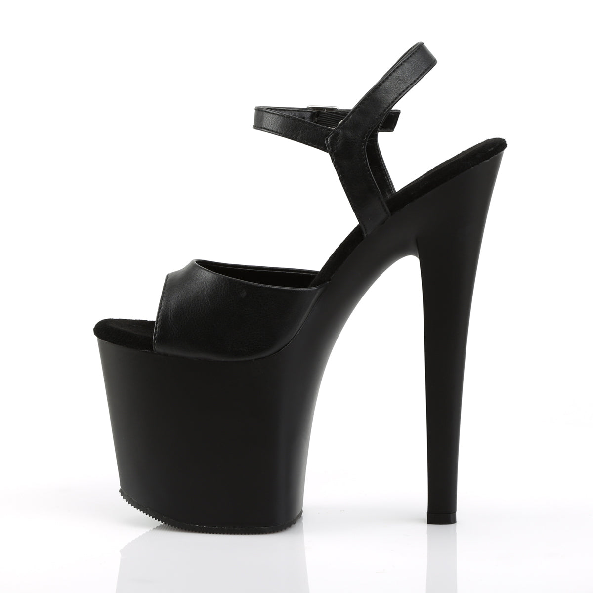 TABOO-709 Pleaser Black Faux Leather/Black Matte Platform Shoes [Sexy Shoes]