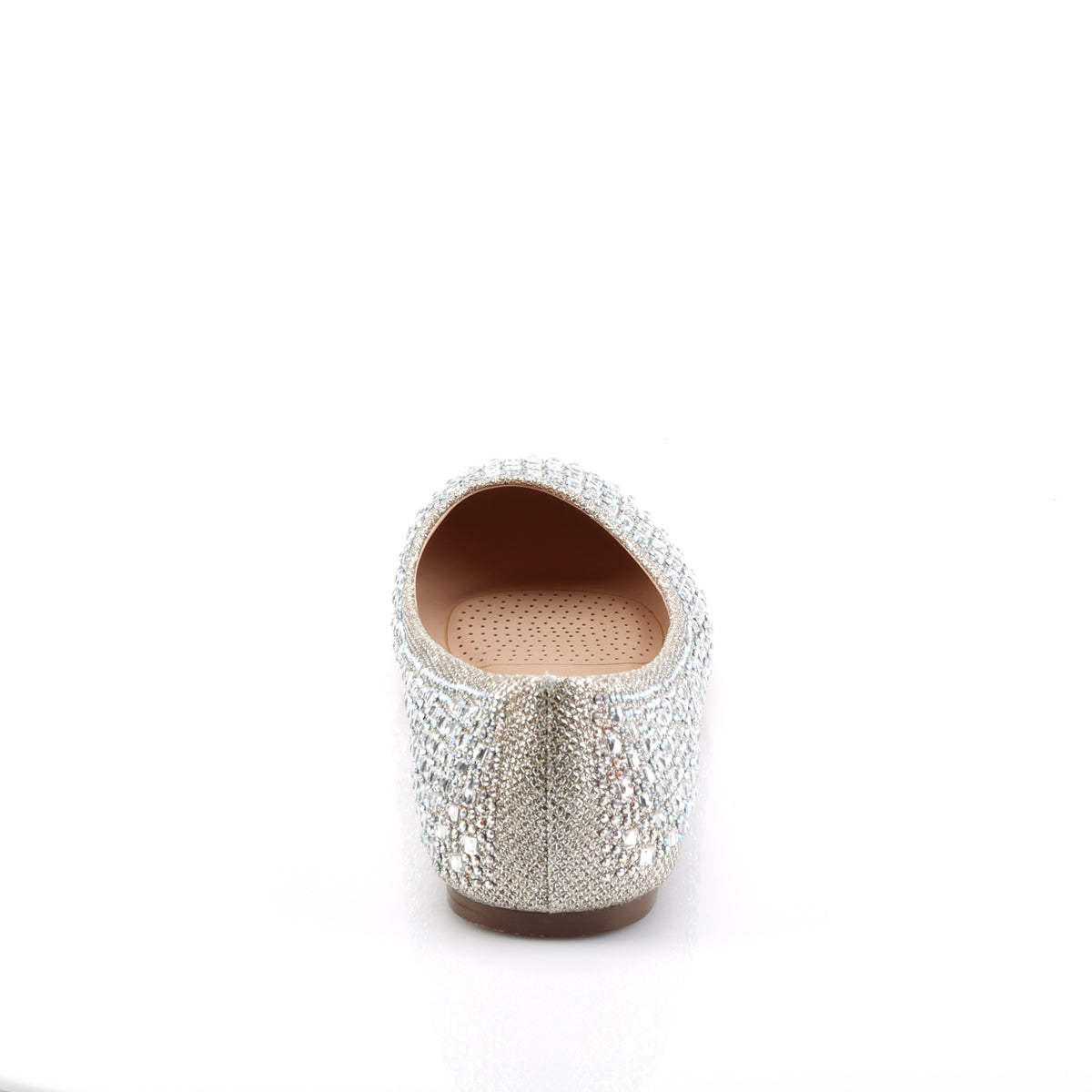 TREAT-06 Fabulicious Nude Glitter Mesh Fabric Shoes [Sexy Shoes]