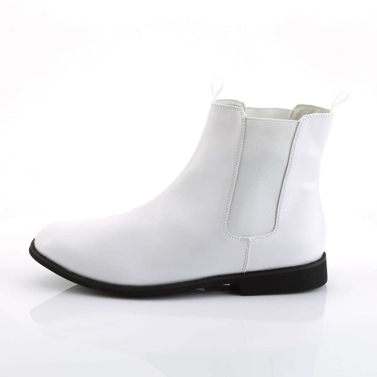 TROOPER-12 Fancy Dress Costume Funtasma Men's Boots White Pu