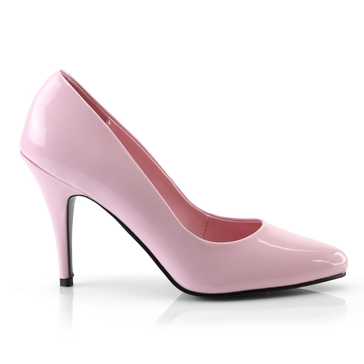 VANITY-420 Pleaser B Pink Patent Single Sole Shoes [Fetish Shoes]