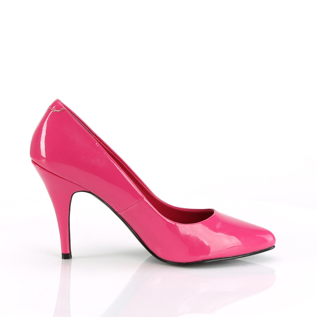 VANITY-420 Pleaser H Pink Patent Single Sole Shoes [Fetish Shoes]