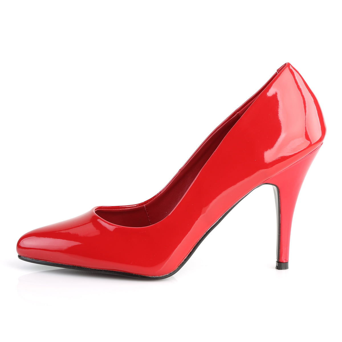 VANITY-420 Pleaser Red Patent Single Sole Shoes [Fetish Shoes]