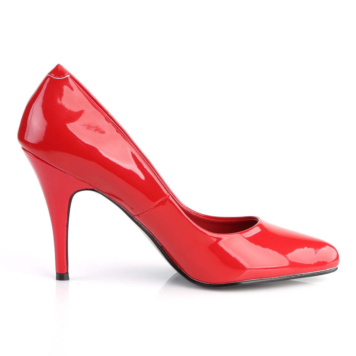 VANITY-420 Pleaser Red Patent Single Sole Shoes [Fetish Shoes]