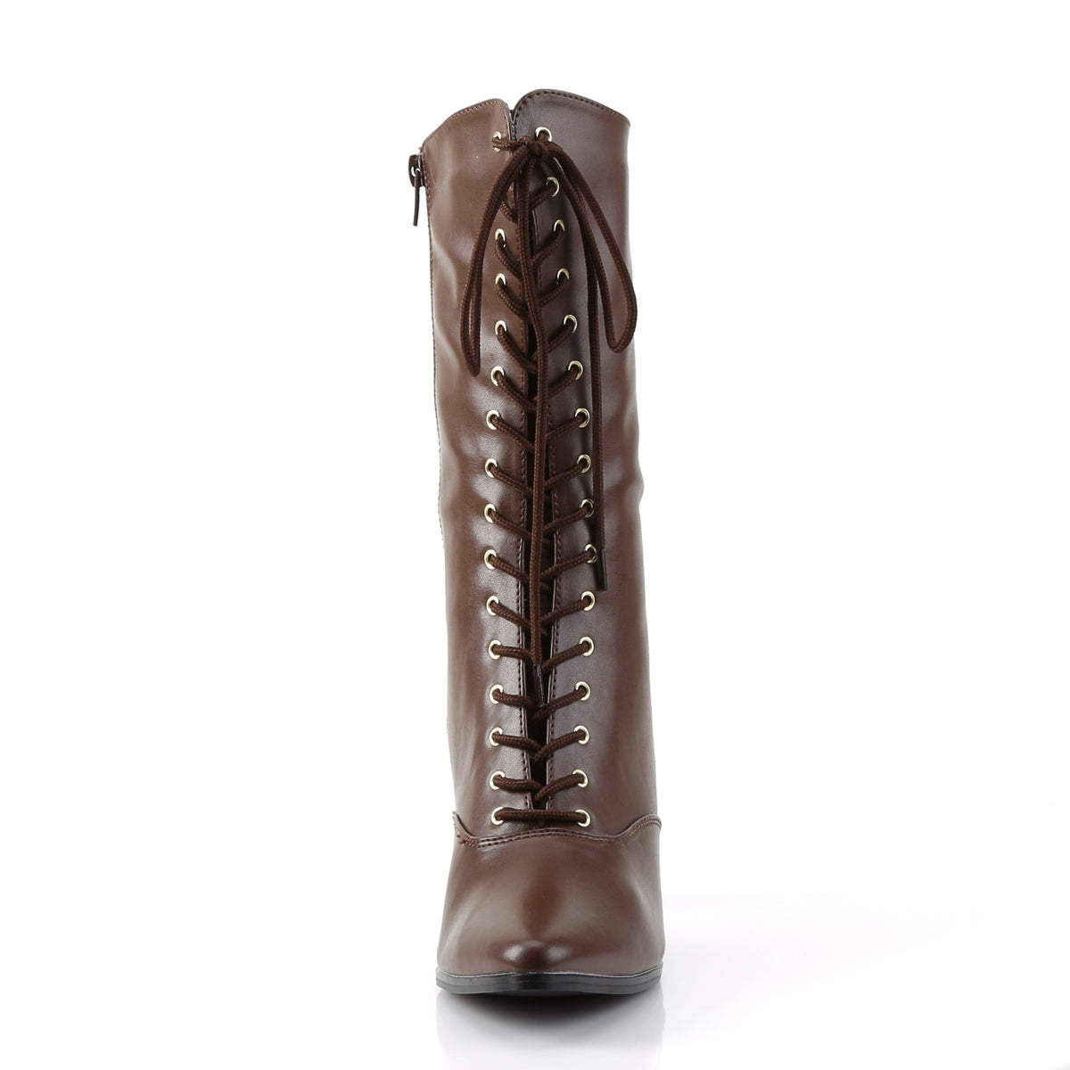 VICTORIAN-120 Funtasma Fantasy Brown Pu Women's Boots [Fancy Dress Costume Boots]