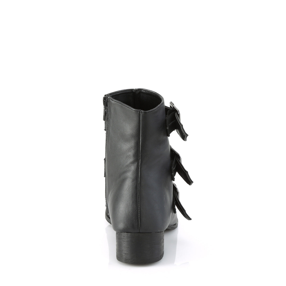 WARLOCK-50-C Demonia Black Vegan Leather Unisex Platform Shoes & Boots [Demonia Cult Alternative Footwear]