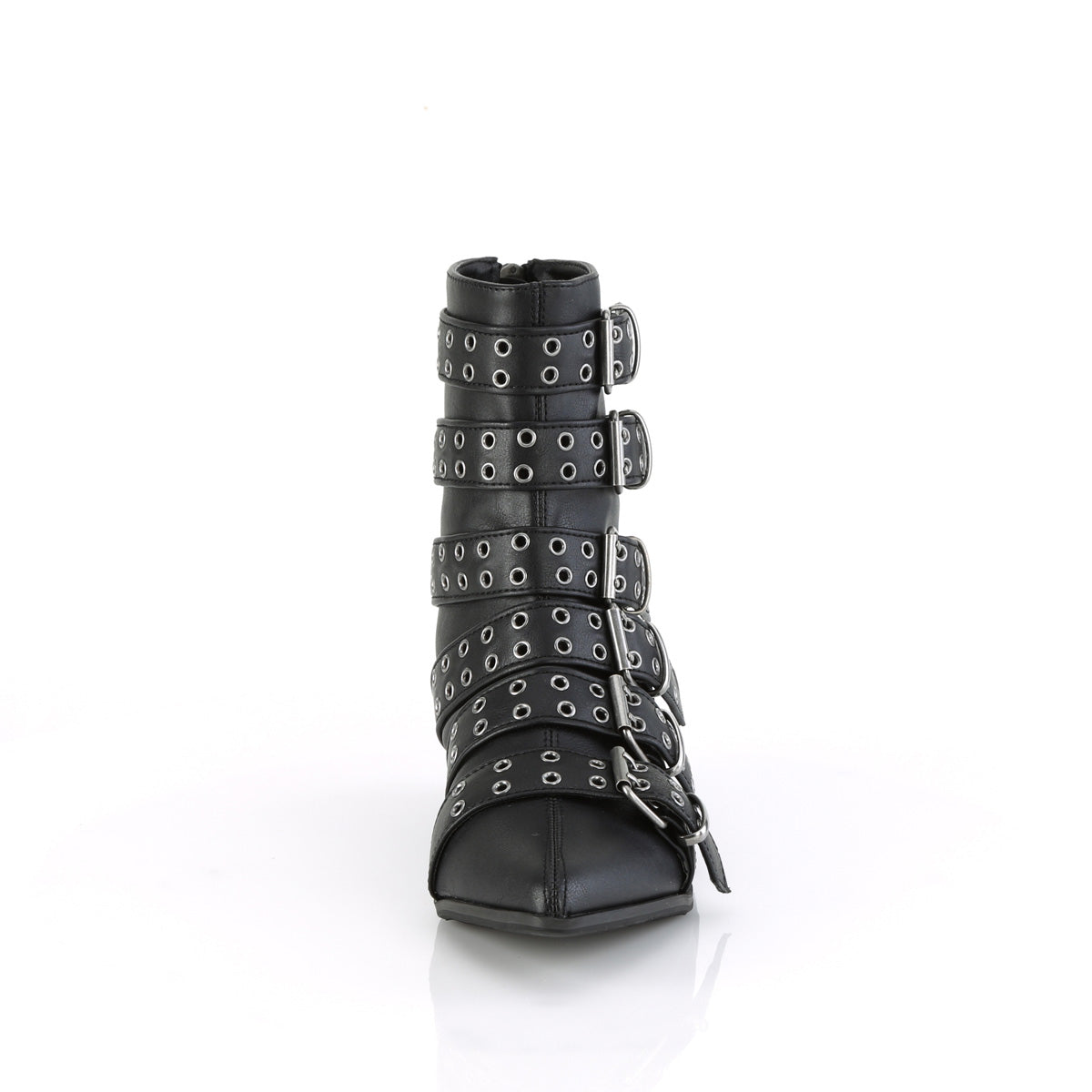 WARLOCK-70 Demonia Black Vegan Leather Unisex Platform Shoes & Boots [Demonia Cult Alternative Footwear]