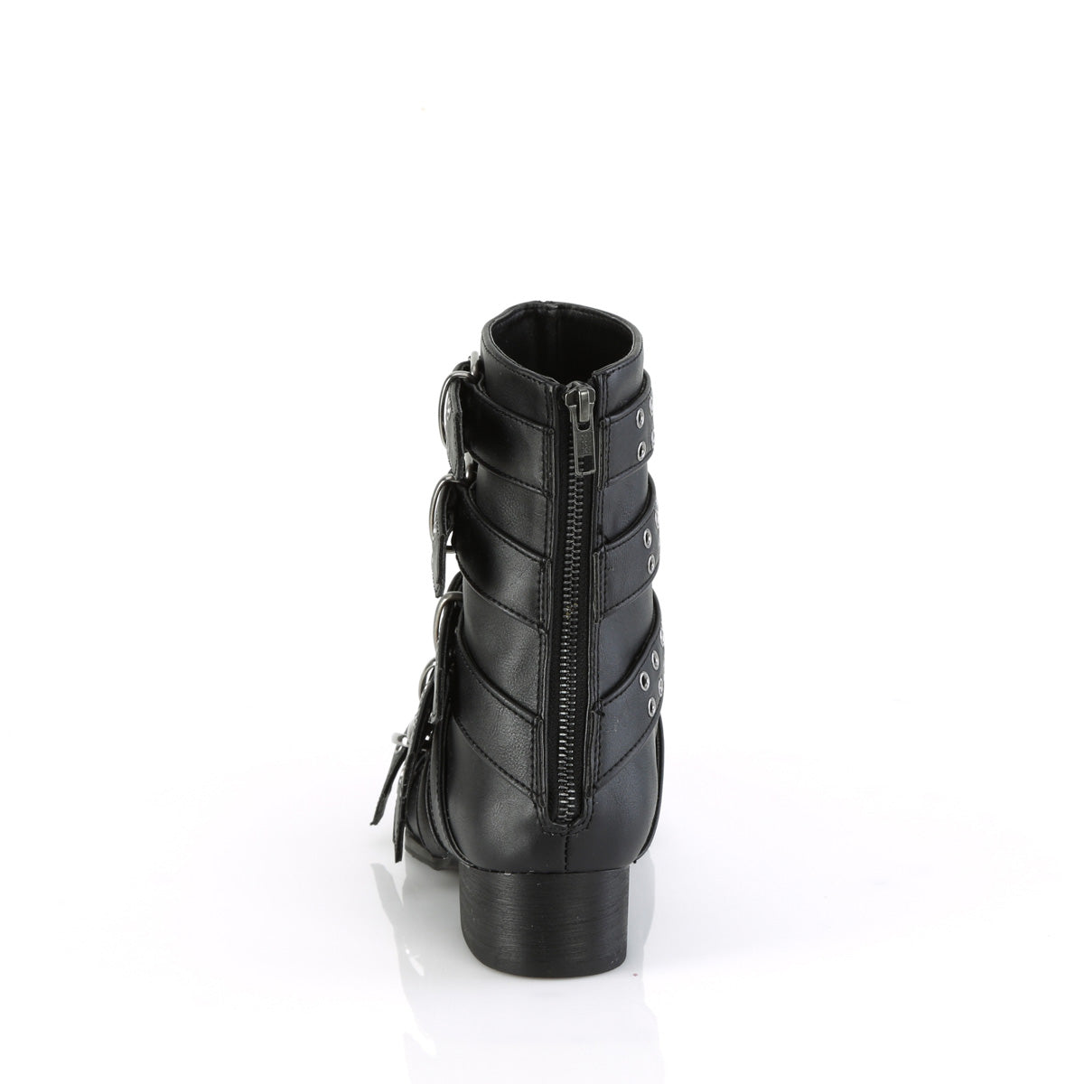 WARLOCK-70 Demonia Black Vegan Leather Unisex Platform Shoes & Boots [Demonia Cult Alternative Footwear]