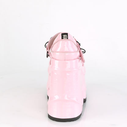 WAVE-48 DemoniaCult Baby Pink Hologram Sexy Women's Heels & Platform Shoes (Alternative Footwear)